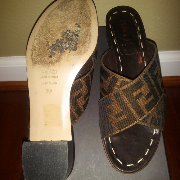 *SOLD*Authentic Fendi Sandals* - Picture 5 of 5